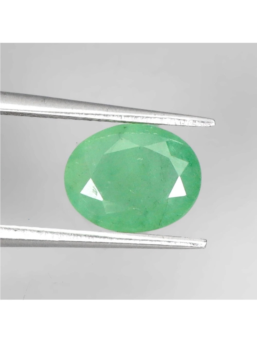 10x8mm Oval Cut Natural Unheated Top Rich Green Emerald Zambia 2.32 Ct Gemstone